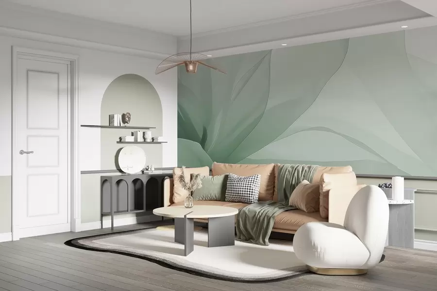 Papier peint photo Fleur abstraite w04435v1