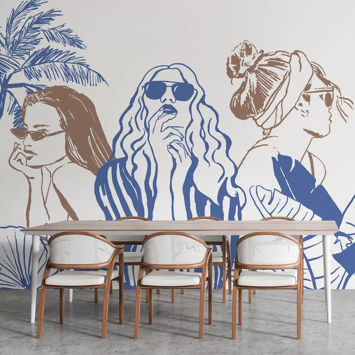 Fotobehang Meisjes w04463