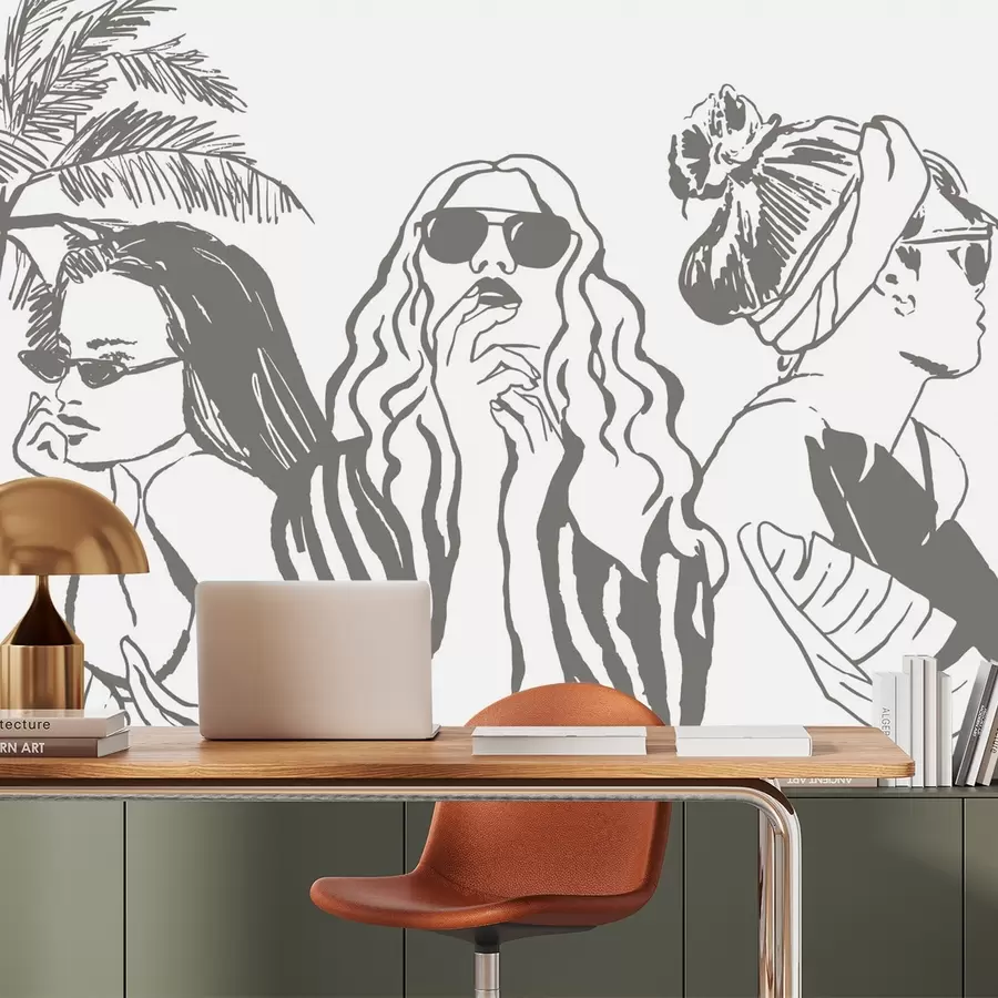 Fotobehang Meisjes w04463v1