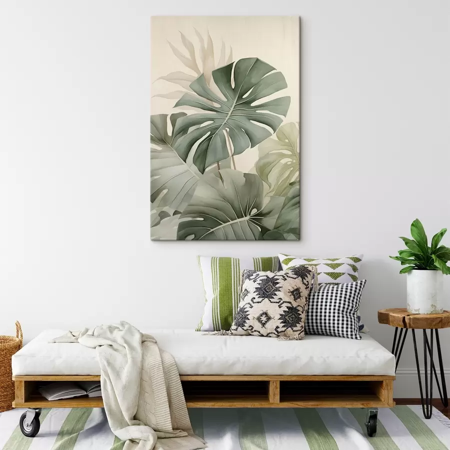  Peintures Grande feuille de monstera s45616