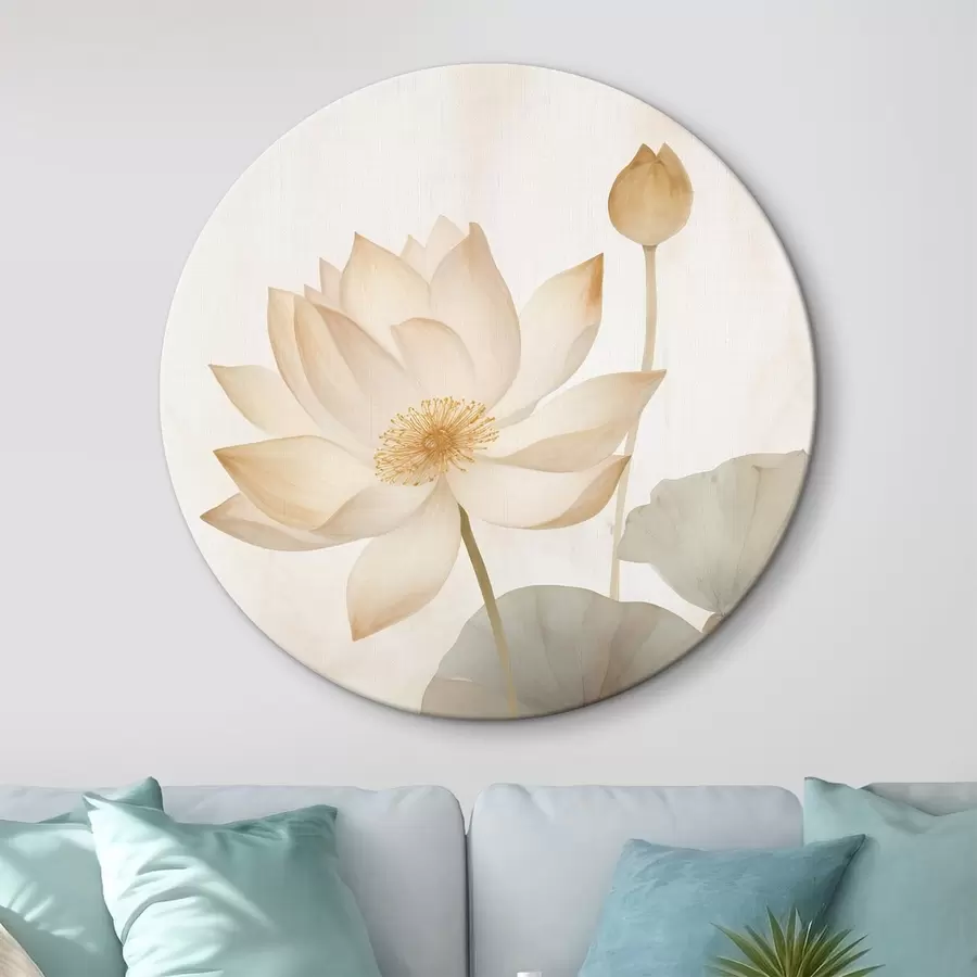  Peintures Grande fleur de lotus r45613