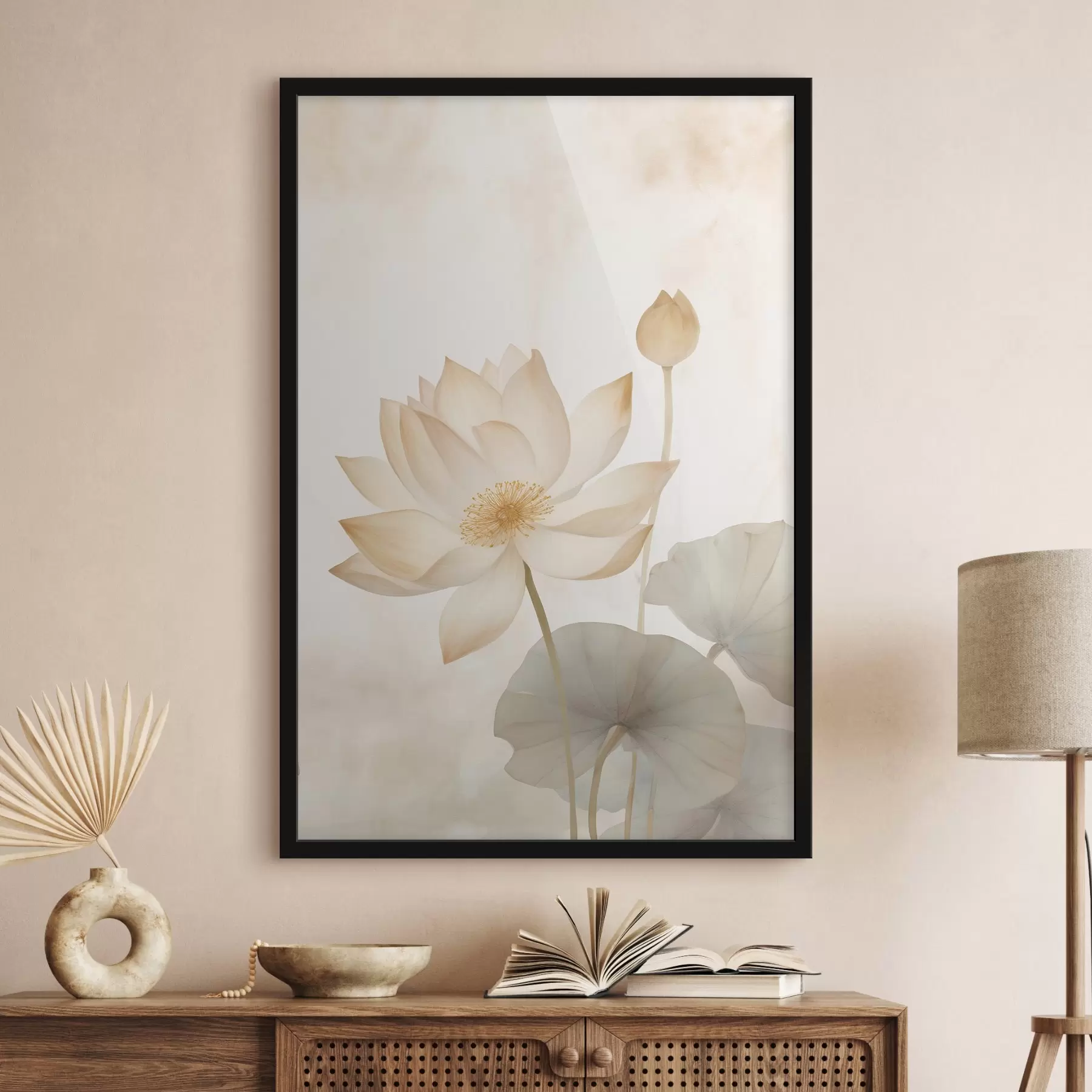 Papier peint photo Grande fleur de lotus f45613