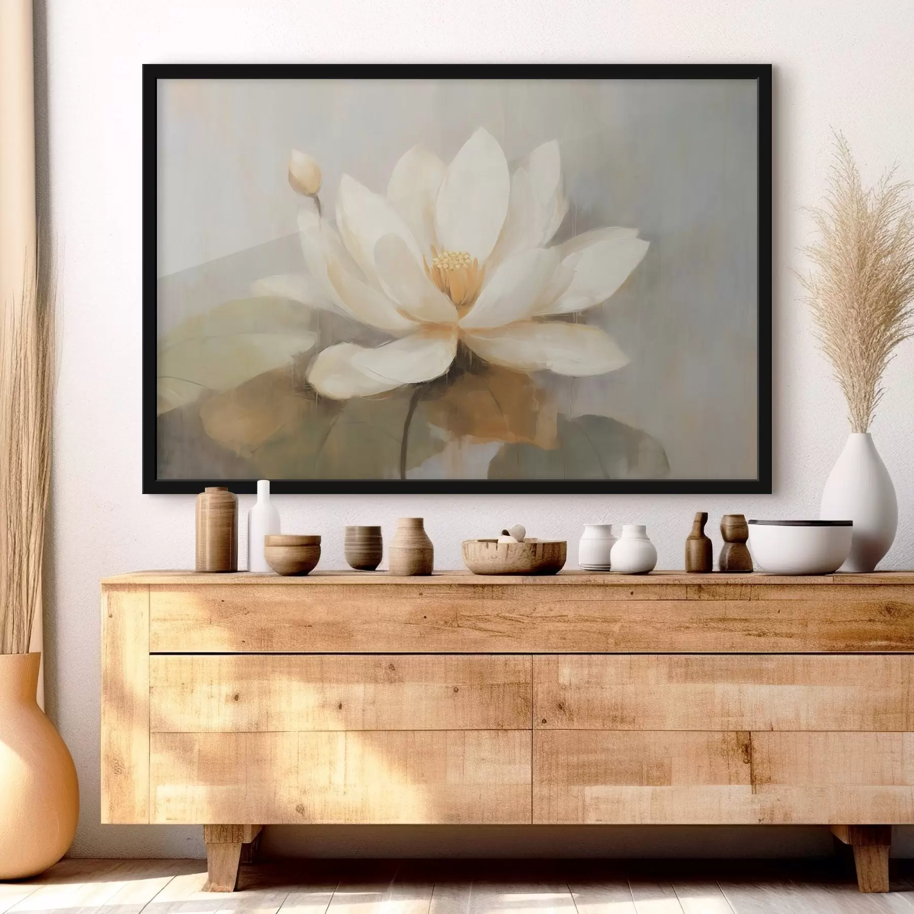 Fotobehang Grote lotusbloem f45618