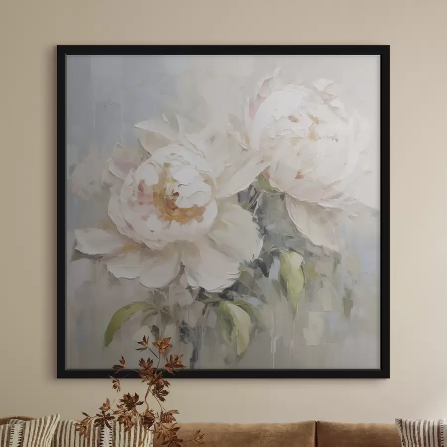 Papier peint photo Pivoines abstraites f45608