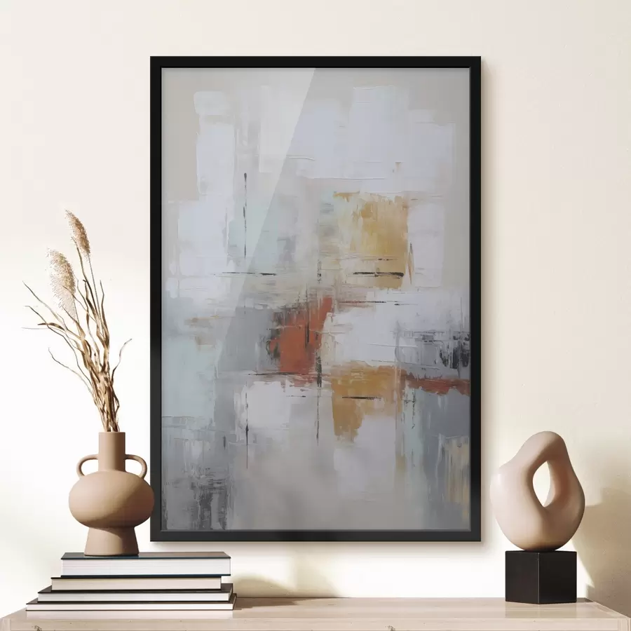 Papier peint photo Abstraction imitation de la peinture et abrasions f45634