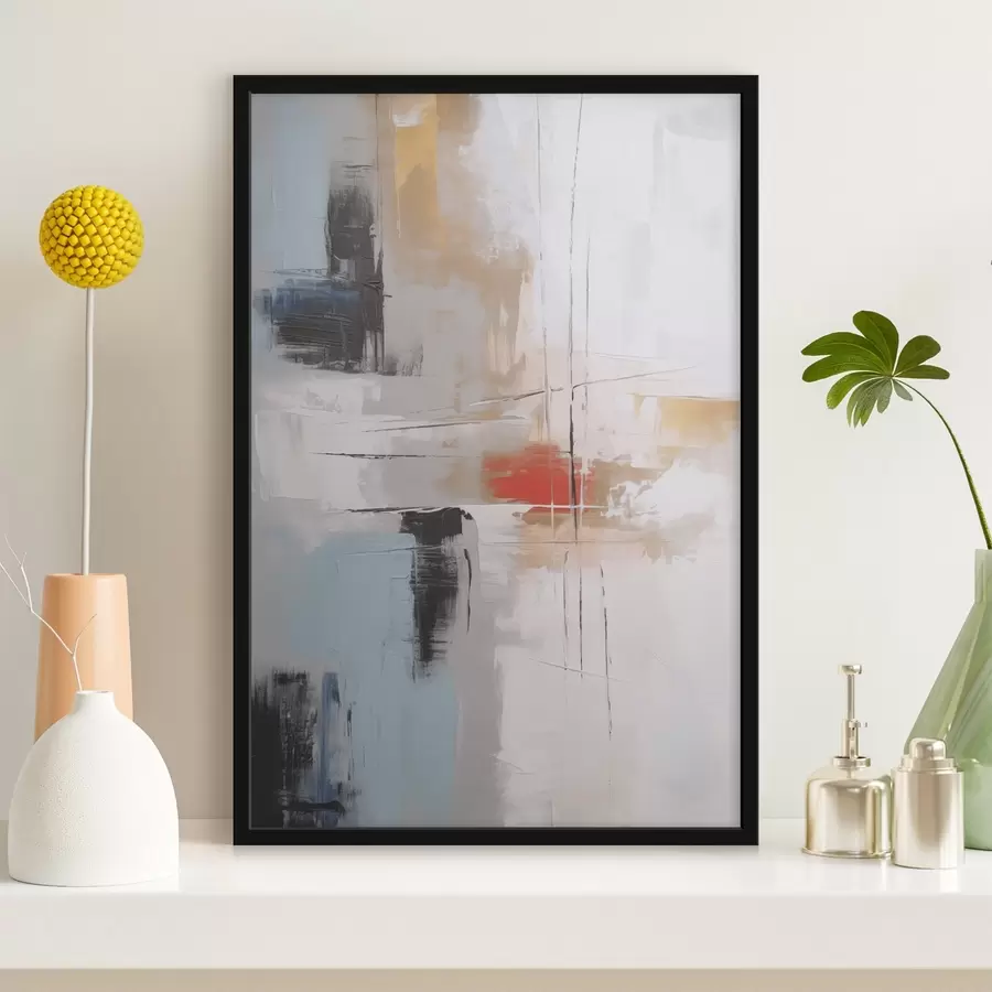 Papier peint photo Abstraction imitation de la peinture et abrasions f45635