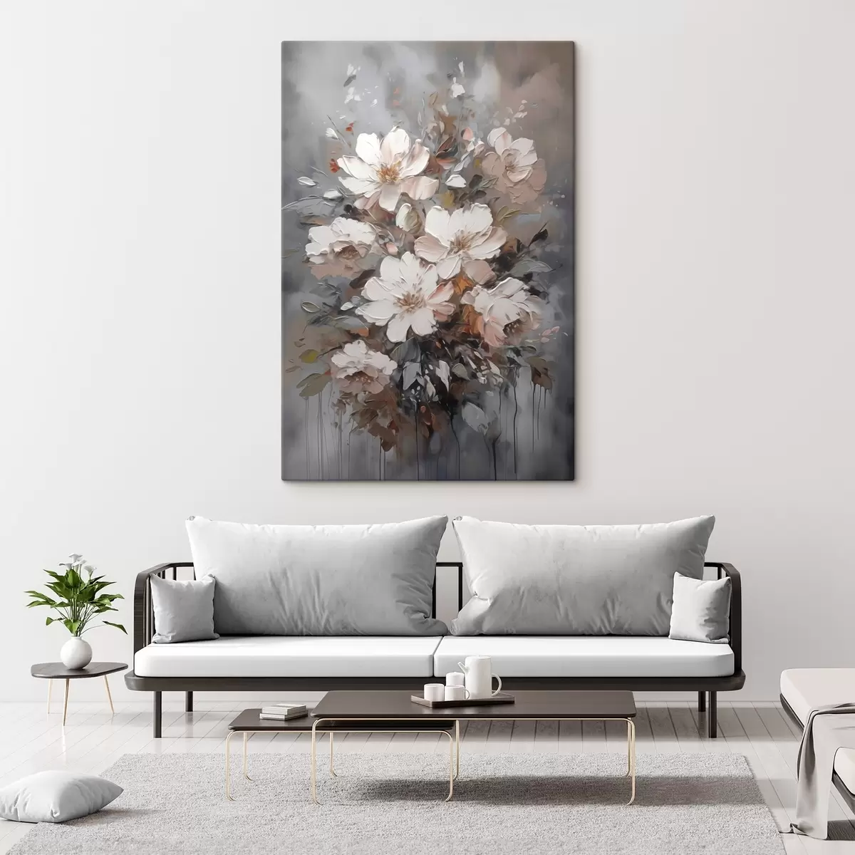  Peintures Bouquet de fleurs abstraites s45580