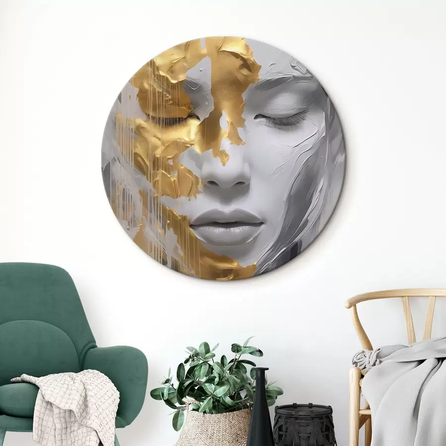  Schilderijen Abstract portret van een vrouw r45448