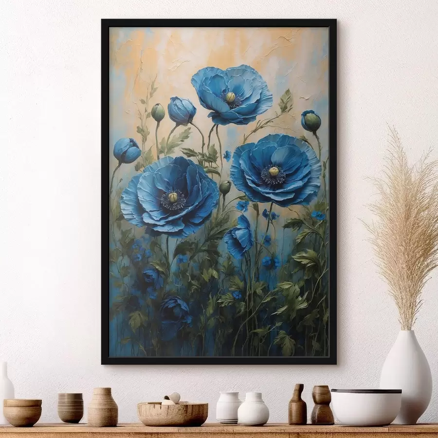 Fotobehang Oude boom tegen een rode zon f45488