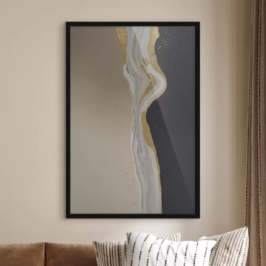 Fotobehang Crème pioenbloemen op een groene achtergrond f45494