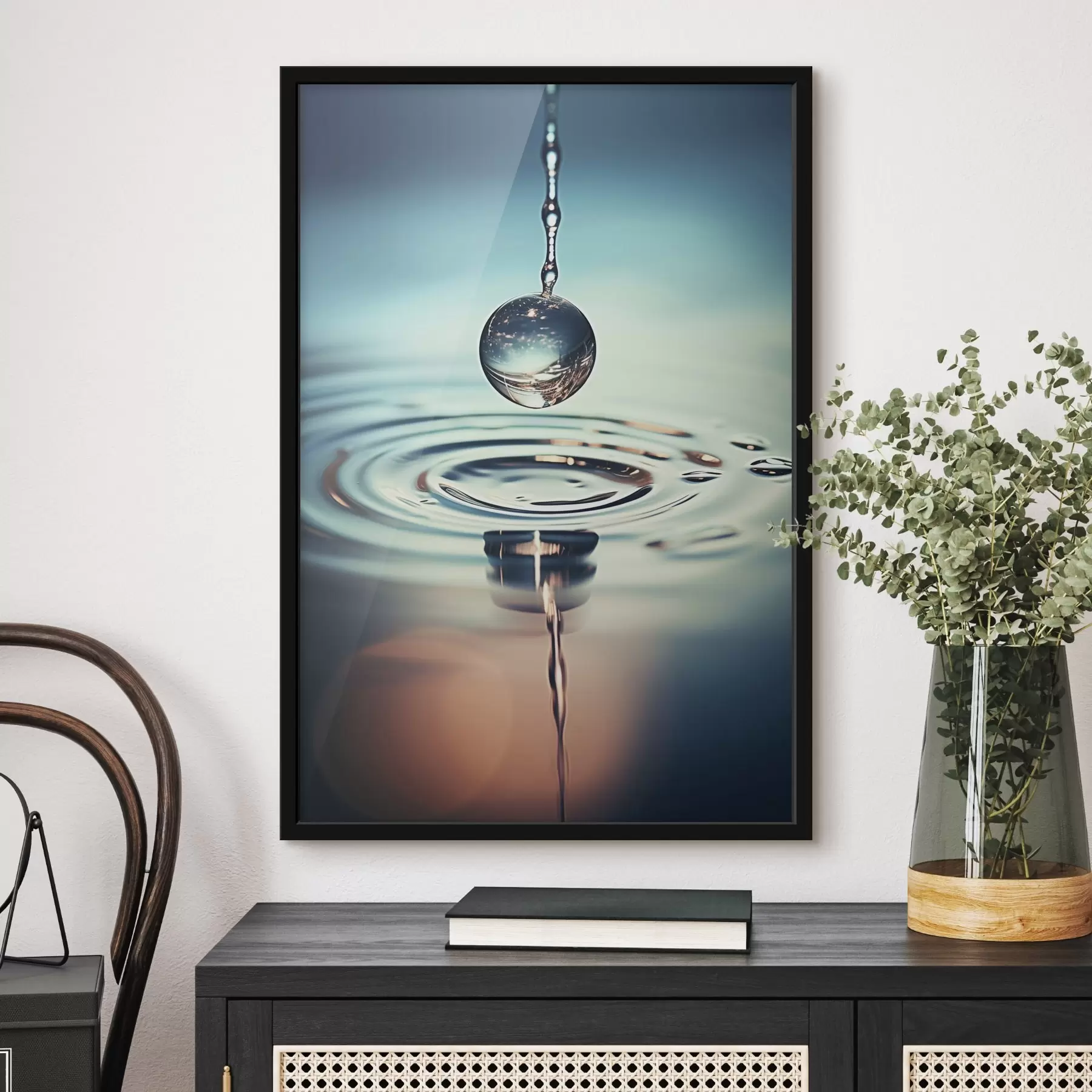 Fotobehang Felrode kersen in de zon f45501