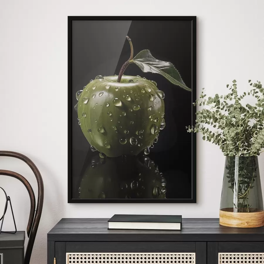 Fotobehang Een grote boom op een heuvel onder een sterrenhemel f45506