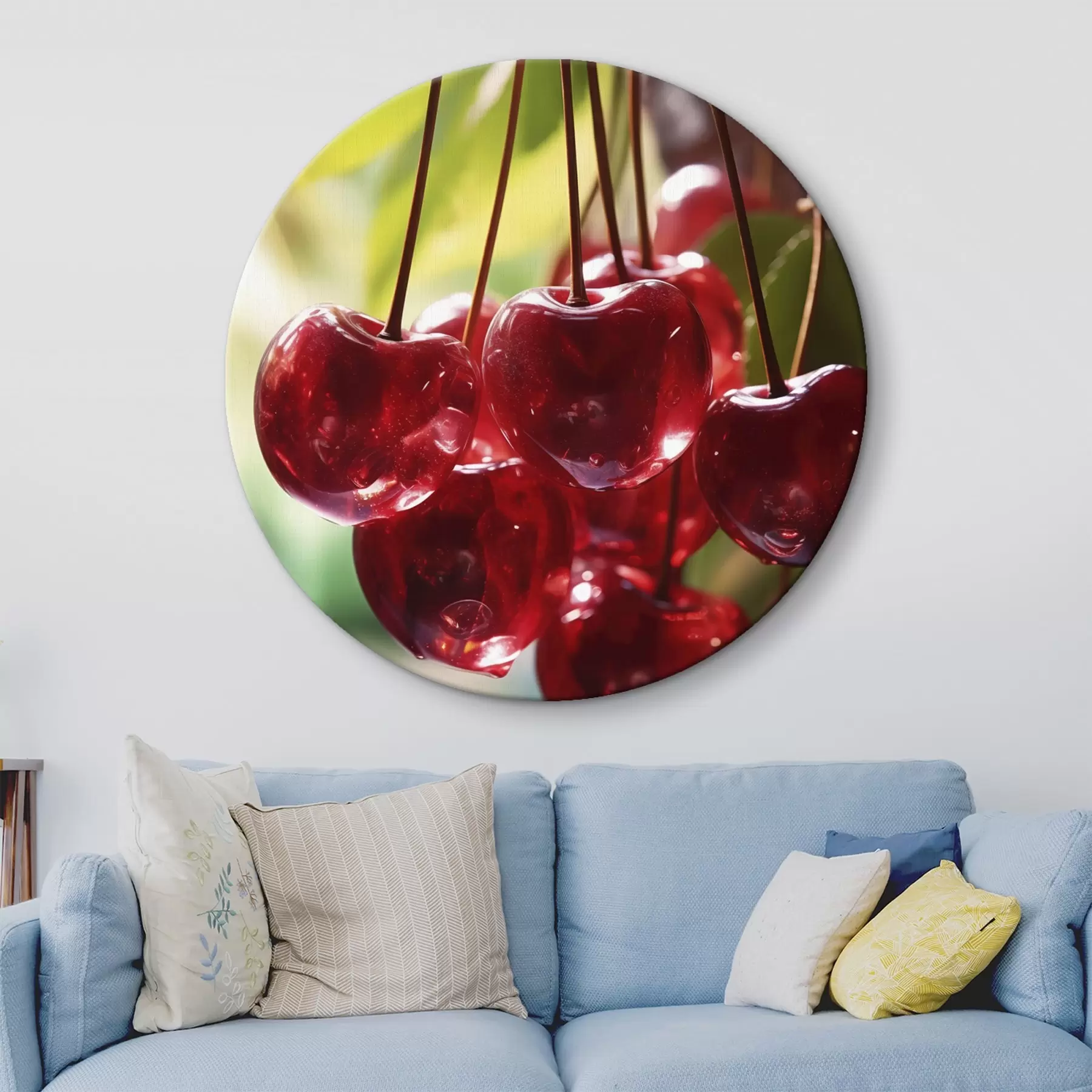  Schilderijen Portret van een meisje met abstract oranje schilderij r45498