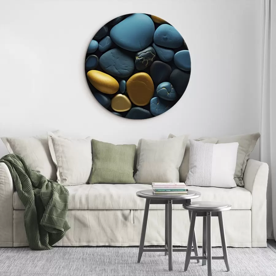  Schilderijen Abstracte verticale gekleurde lijnen r45512