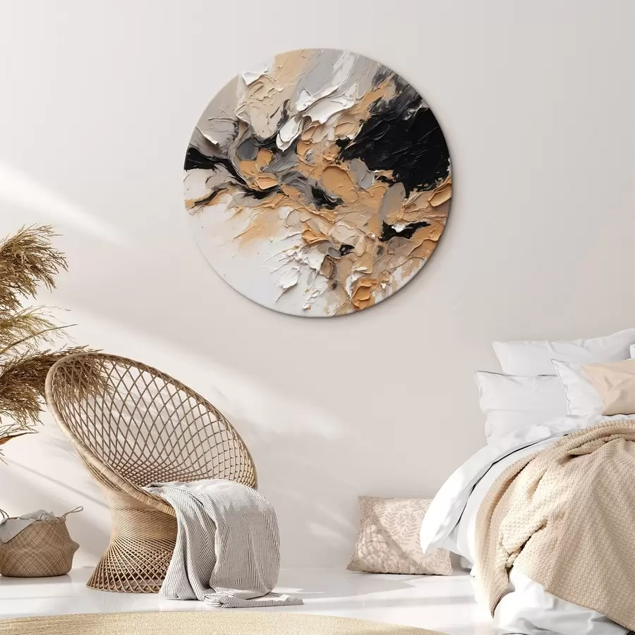  Schilderijen Abstracte textuur met verfstreken r45619