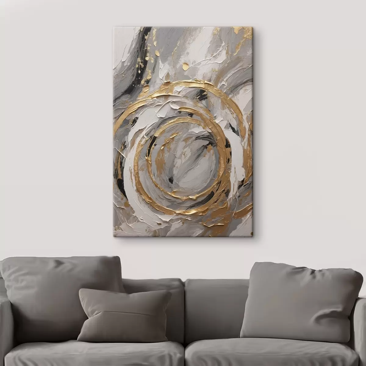  Peintures Poney blanc avec crinière et fleurs roses s45487