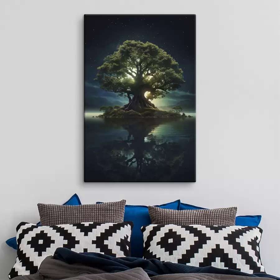  Peintures Une pomme verte avec des gouttes d'eau s45510