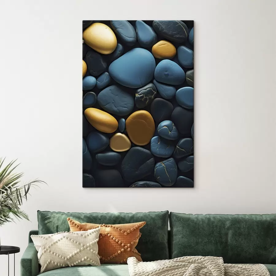  Schilderijen Abstracte verticale gekleurde lijnen s45512