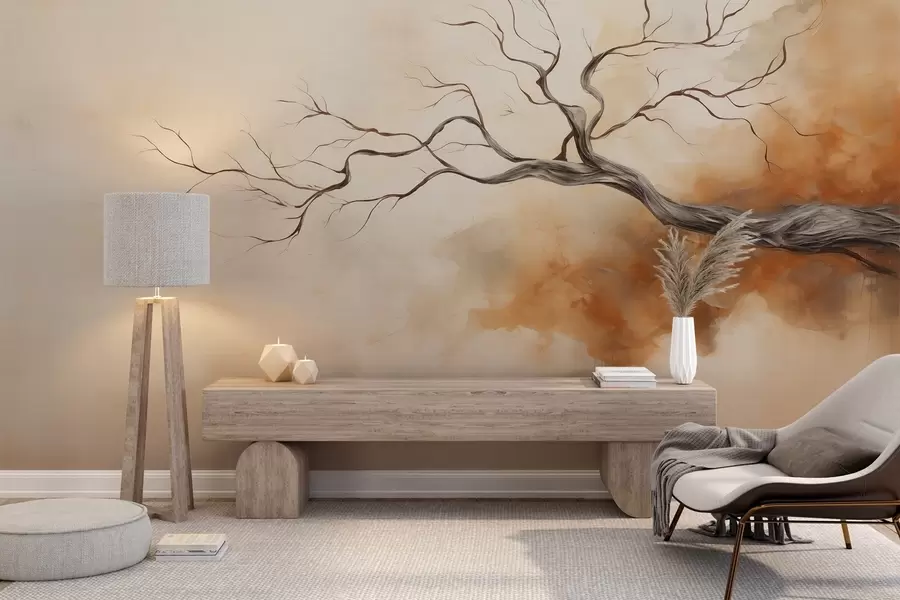 Fotobehang Boomtak w04449