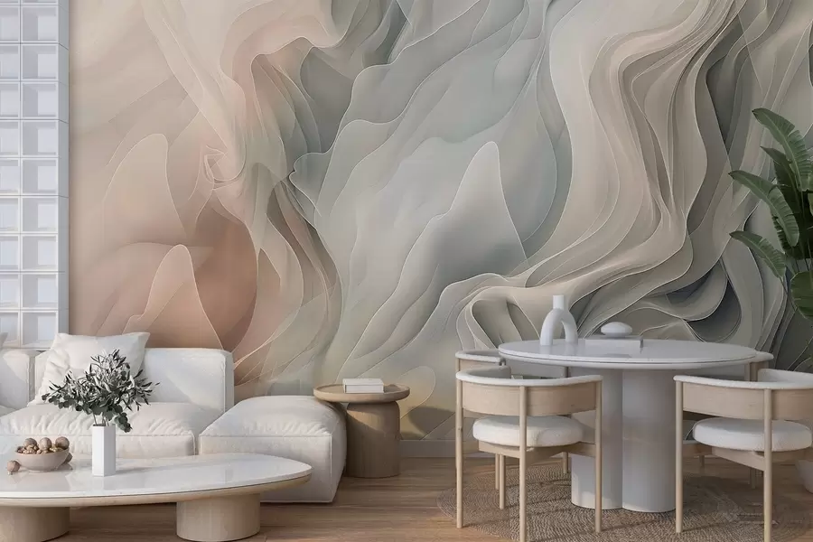 Papier peint photo Vagues abstraites w04450