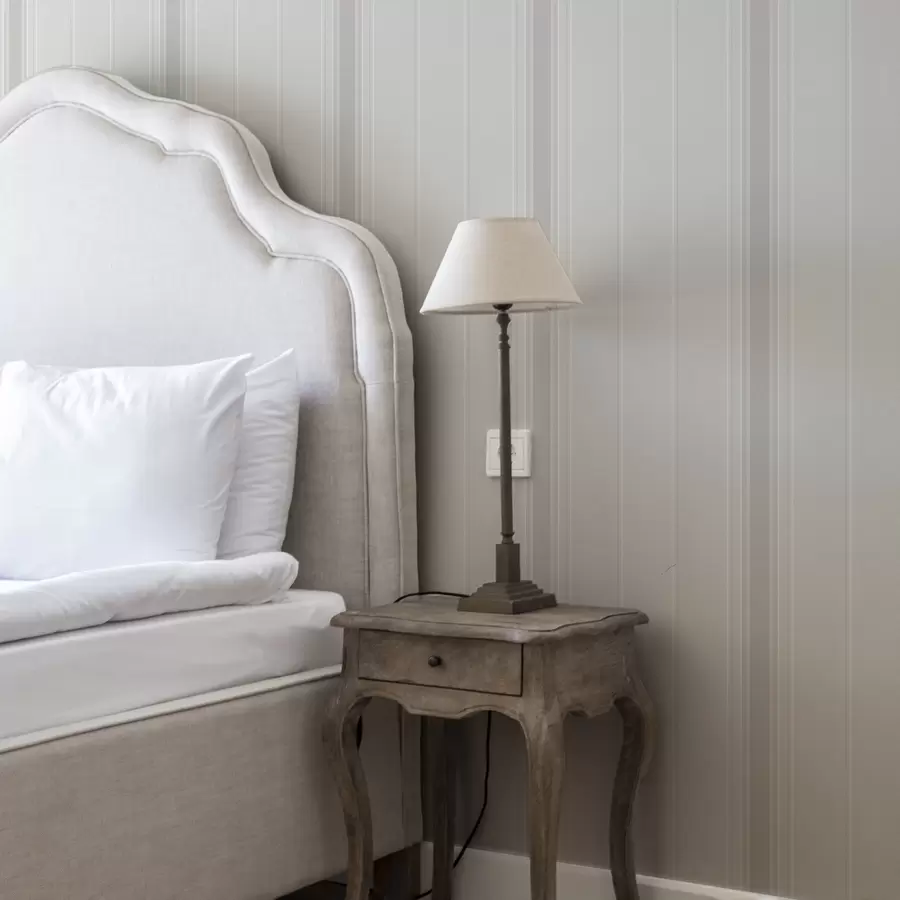 Papier peint photo Rayures beige clair avec de larges accents a00518