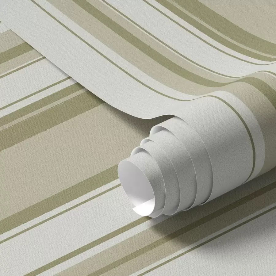 Fotobehang Crème achtergrond met grijs-beige strepen van verschillende breedtes a00521