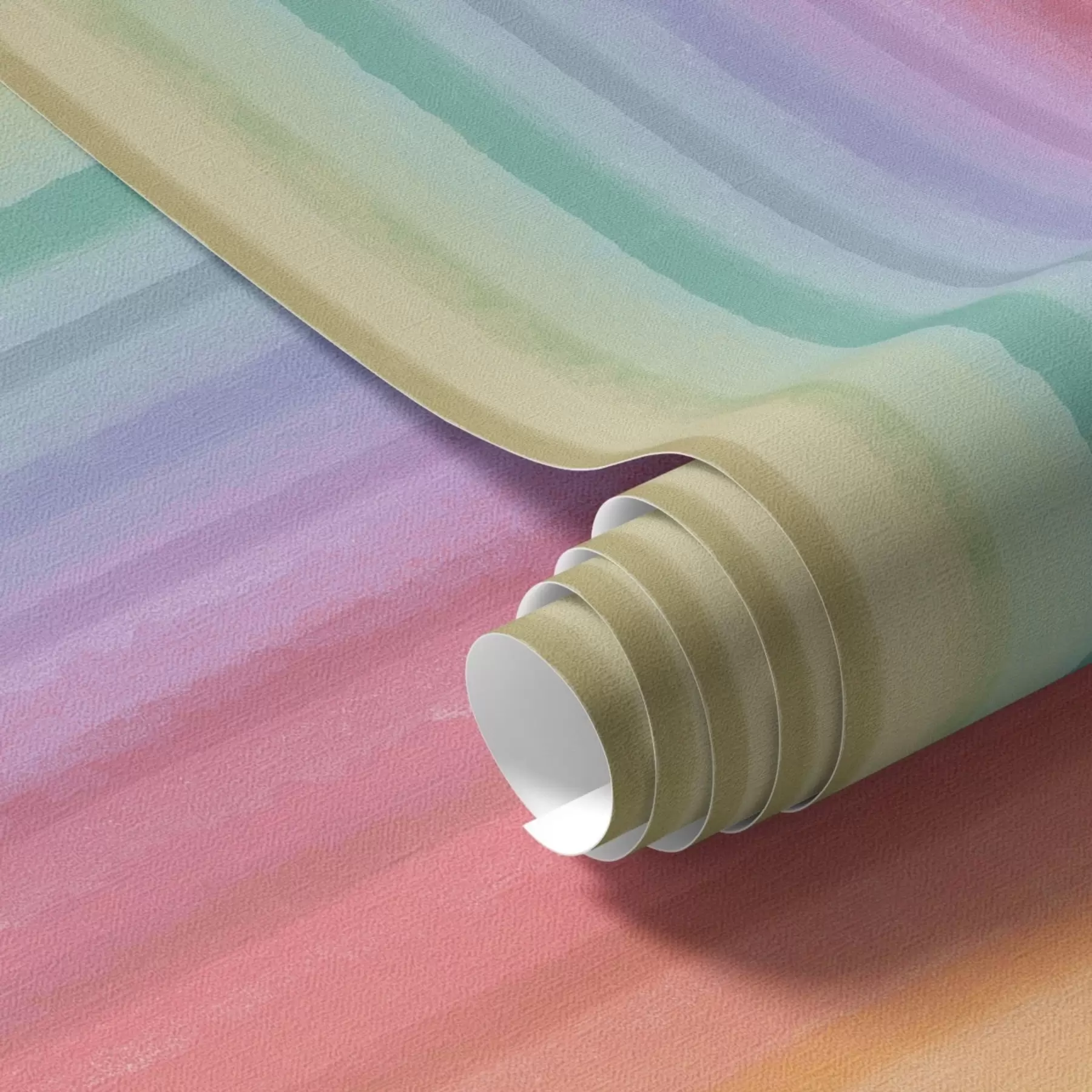 Fotobehang Regenboogstrepen met expressieve kleuraccenten a00553