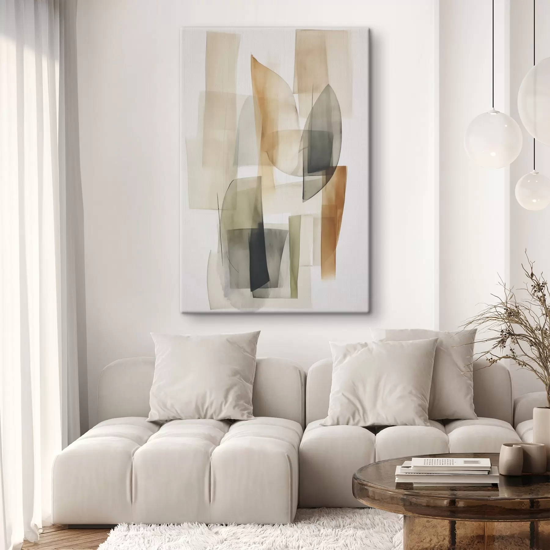  Peintures Abstraction taches imitation aquarelle s45669