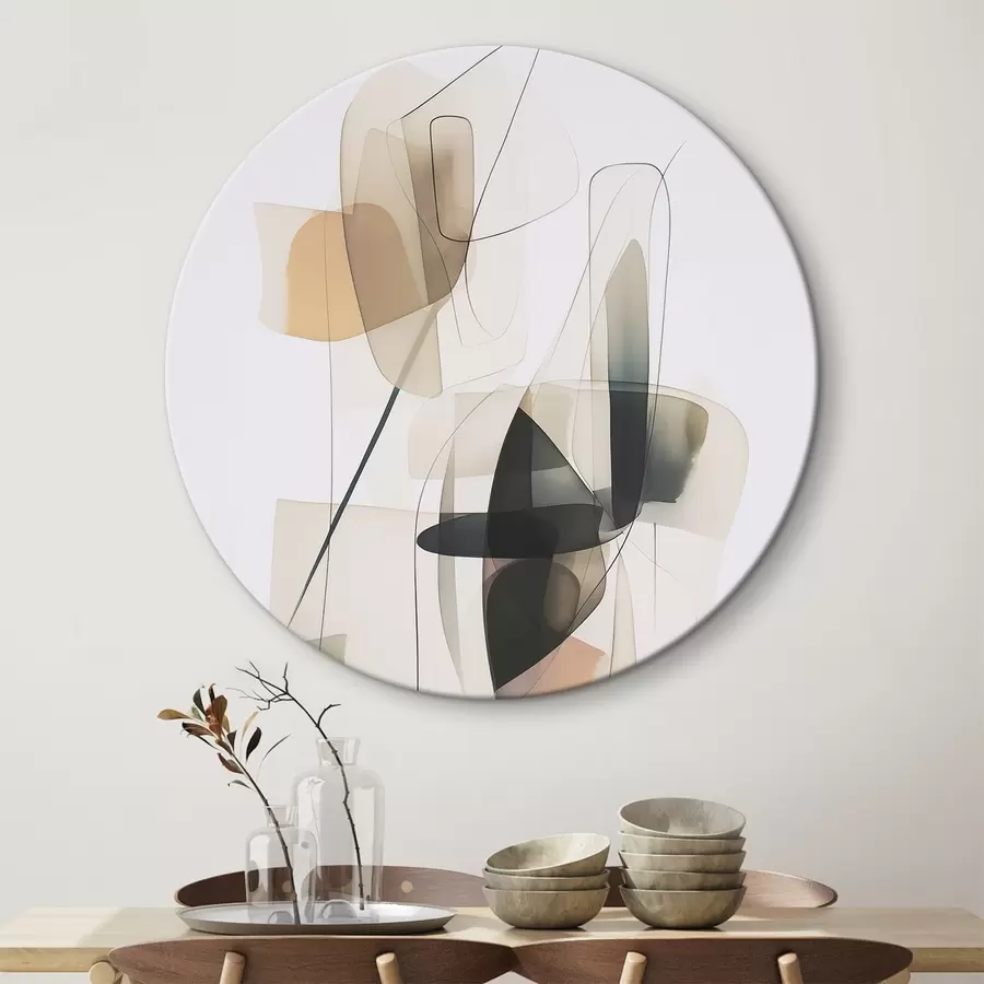  Schilderijen Abstractieplekken r45670