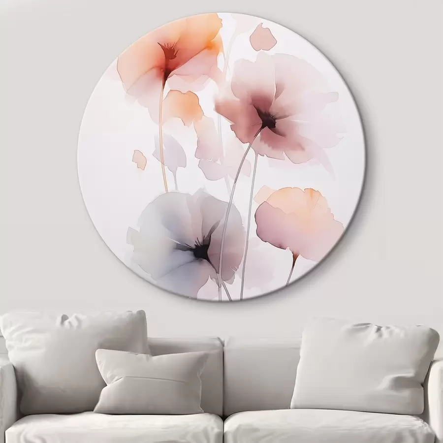  Peintures Fleurs abstraites r45682