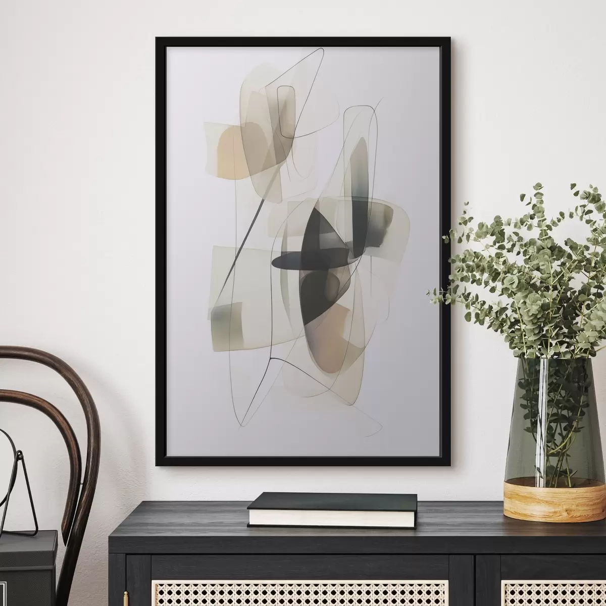 Poster Abstractieplekken f45670