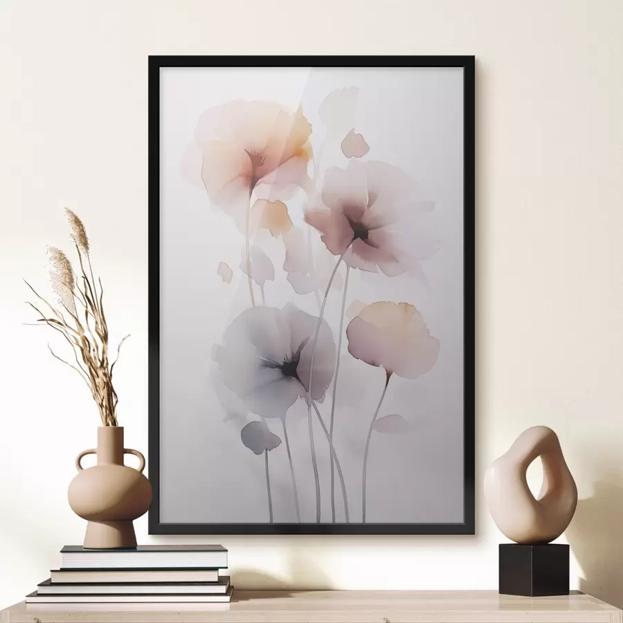 Fotobehang Abstracte bloemen f45682