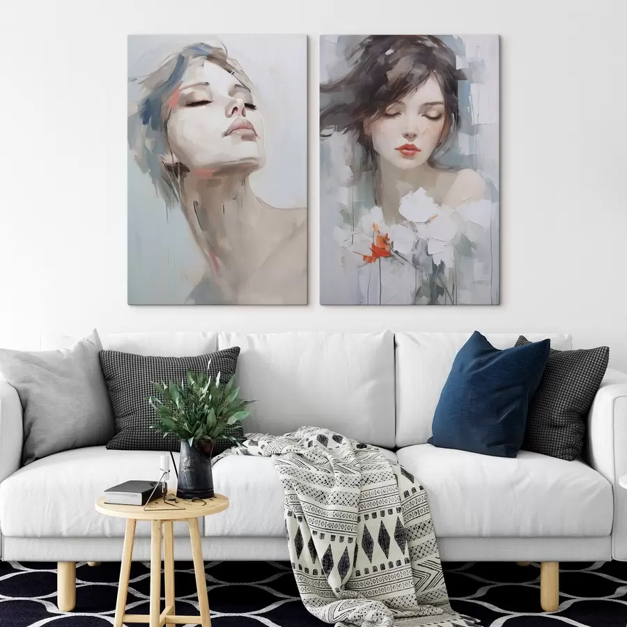  Peintures Portrait d'une femme m00675