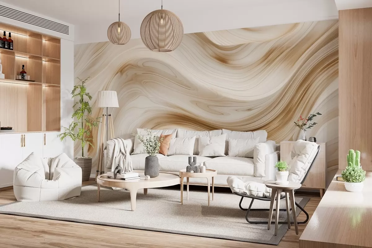 Papier peint photo Lignes abstraites w04513