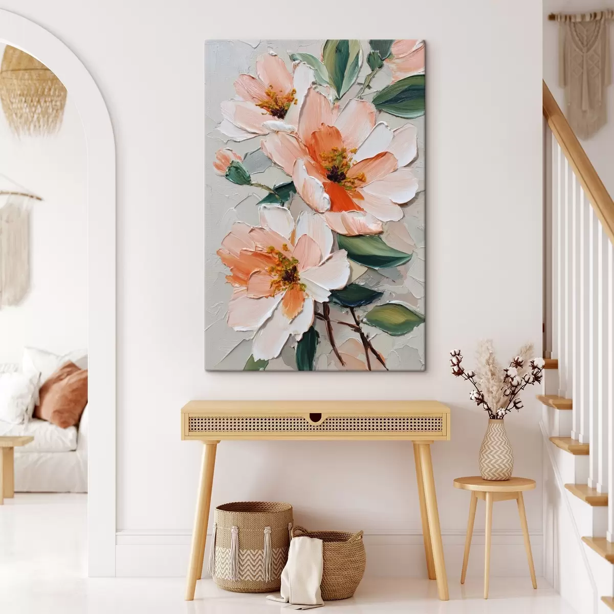  Peintures Composition florale dans le style de la peinture à l'huile s45646