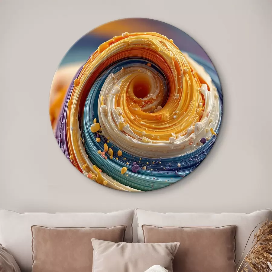  Peintures Tourbillon multicolore r45639