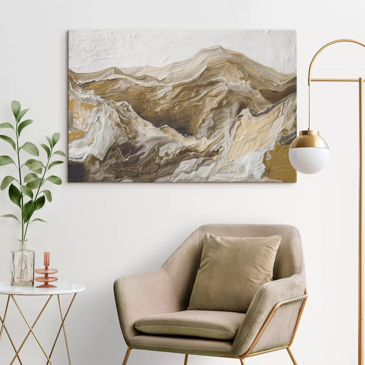  Schilderijen Abstract berglandschap s45750