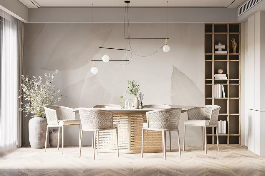 Papier peint photo Feuilles acérées w04517v1