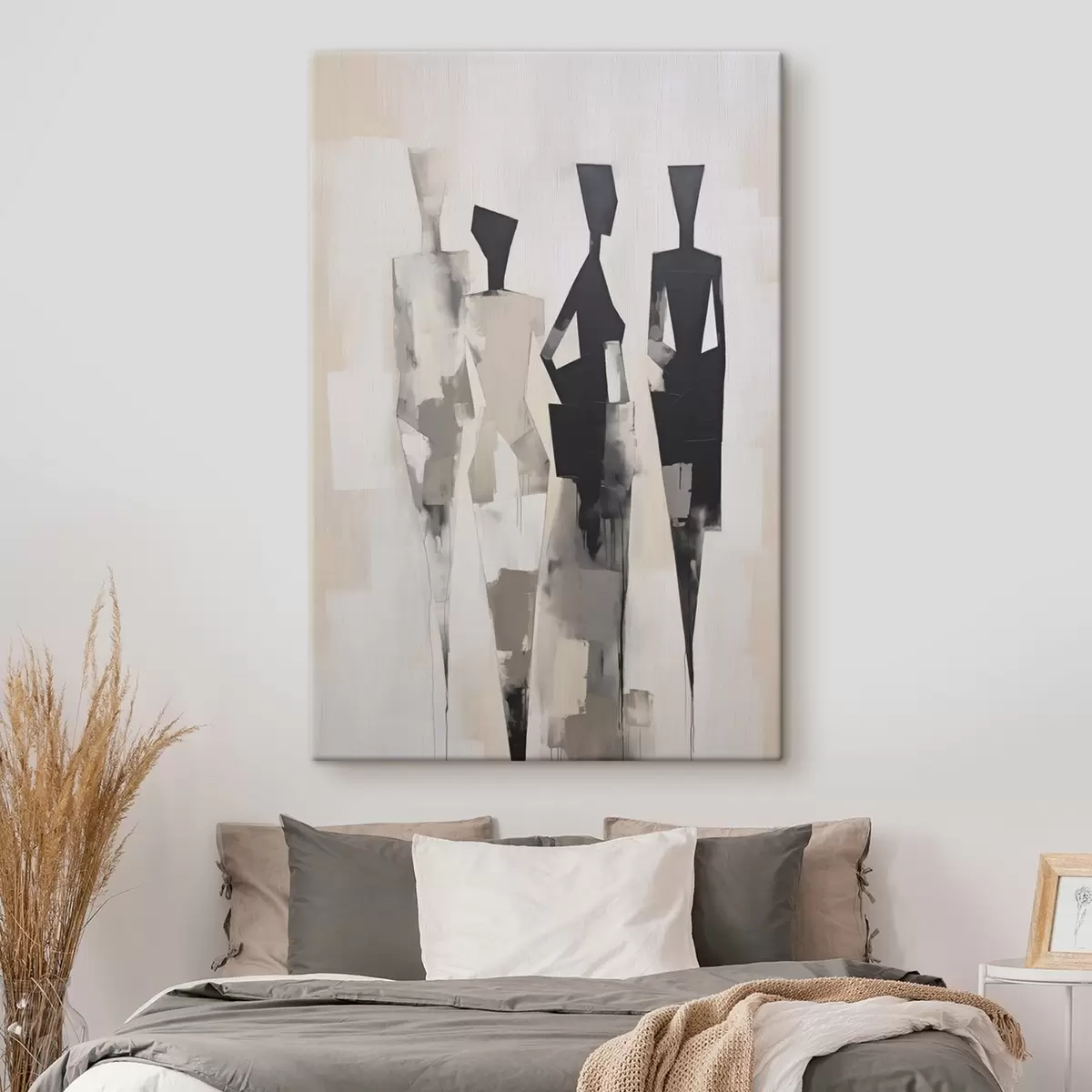  Schilderijen Abstracte silhouetten van mensen s45758