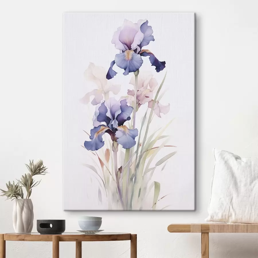  Peintures Iris imitation aquarelle s45762