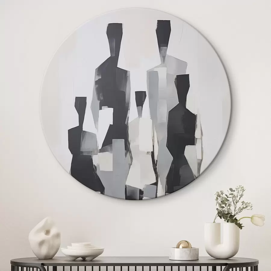  Schilderijen Abstracte silhouetten r45759