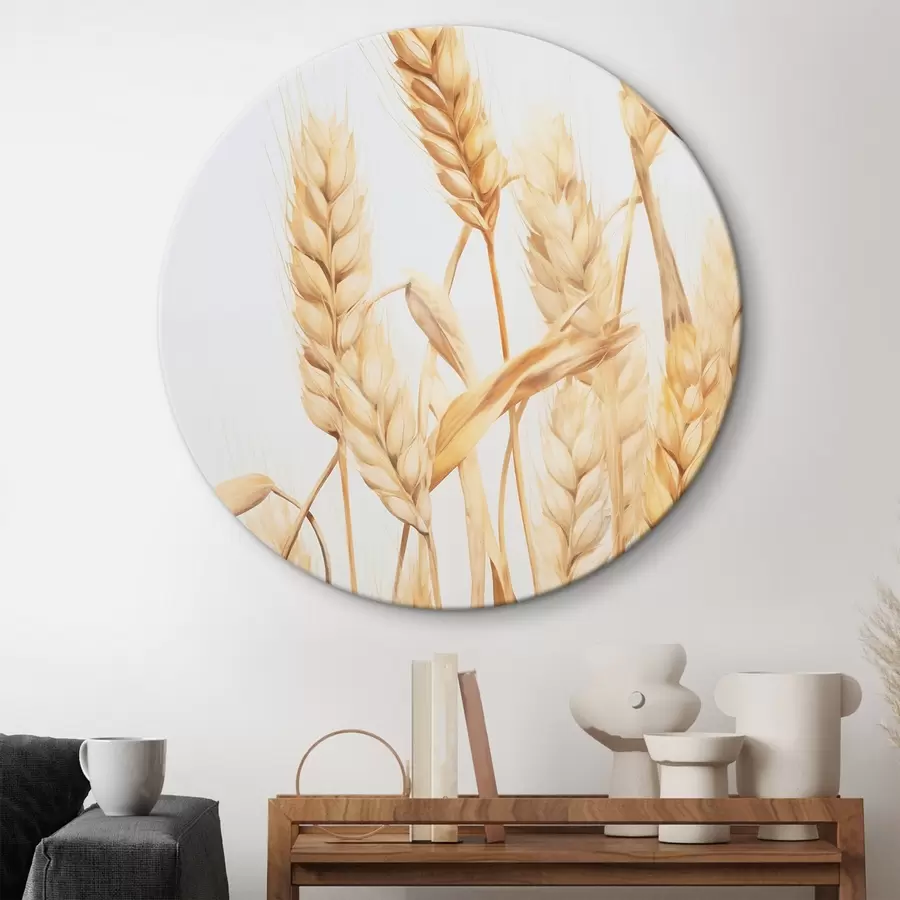  Peintures Imitation aquarelle d'épis de blé r45769