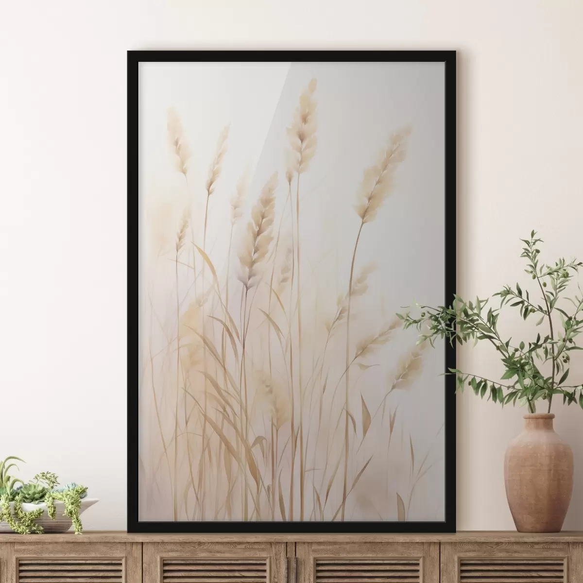 Affiche Imitation aquarelle de spikelets f45761