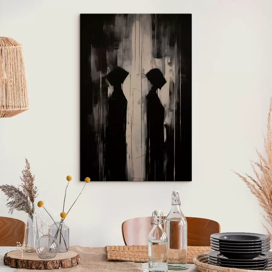 Peintures Deux silhouettes s45788