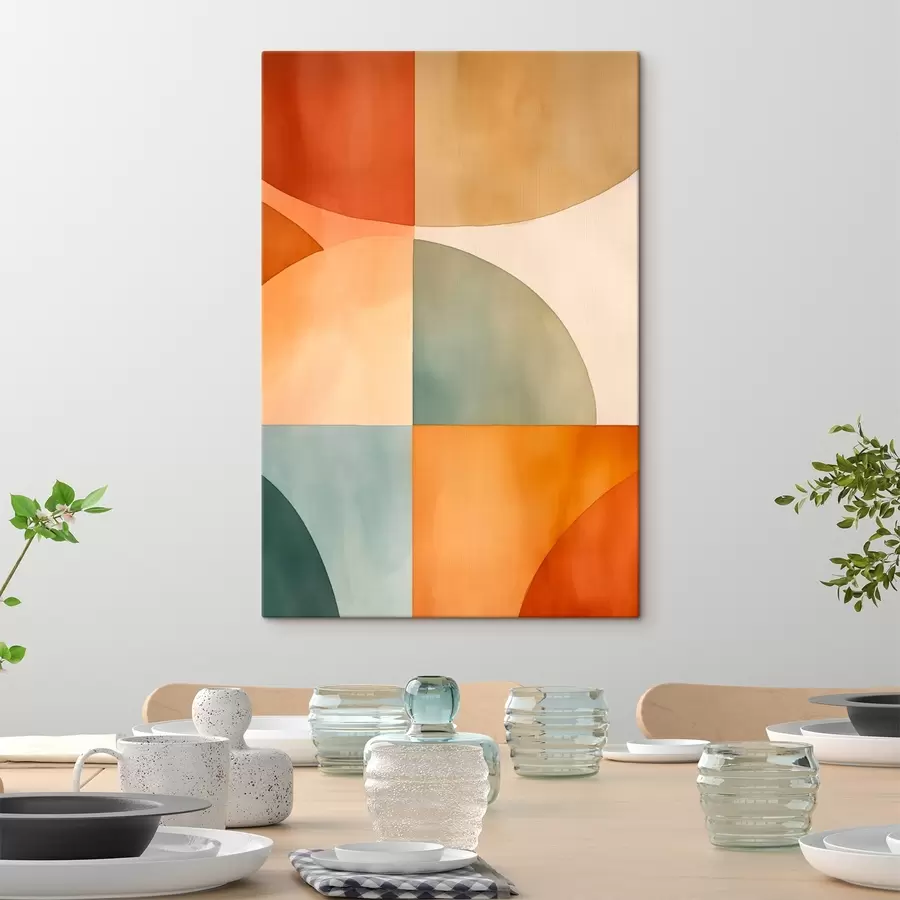  Schilderijen Geometrische abstracte cirkels s45793