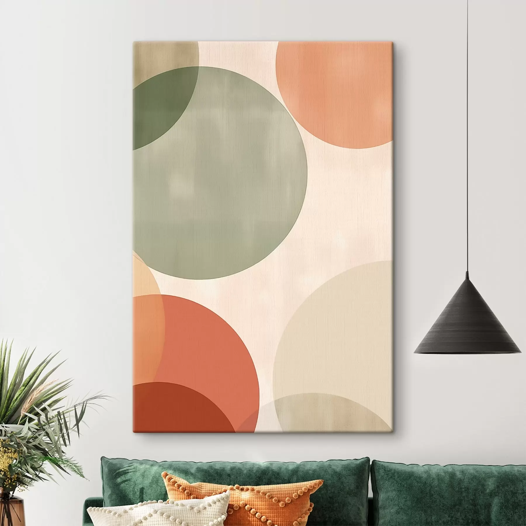  Peintures Grands cercles abstraits s45794