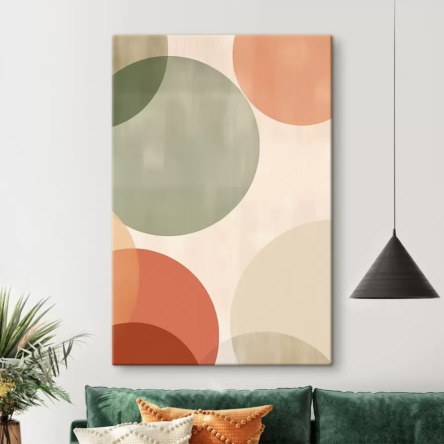  Peintures Grands cercles abstraits s45794