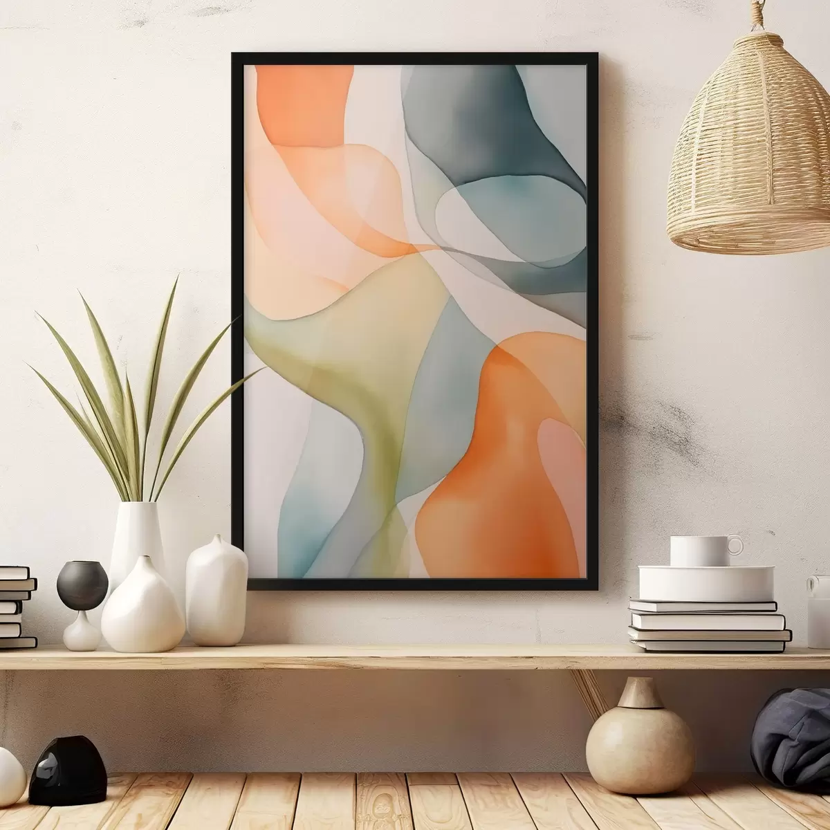 Affiche Vagues abstraites f45785