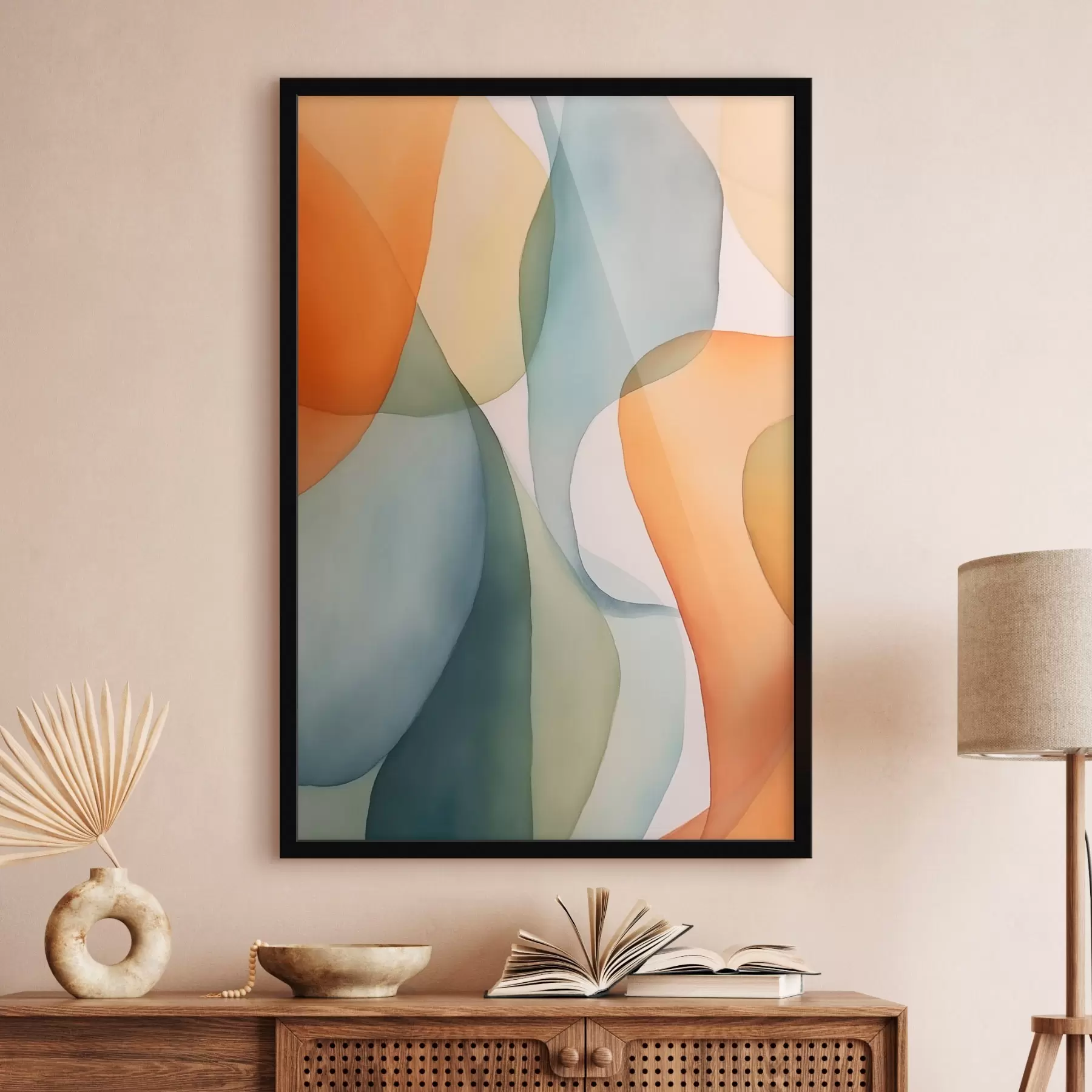 Papier peint photo Vagues abstraites f45786