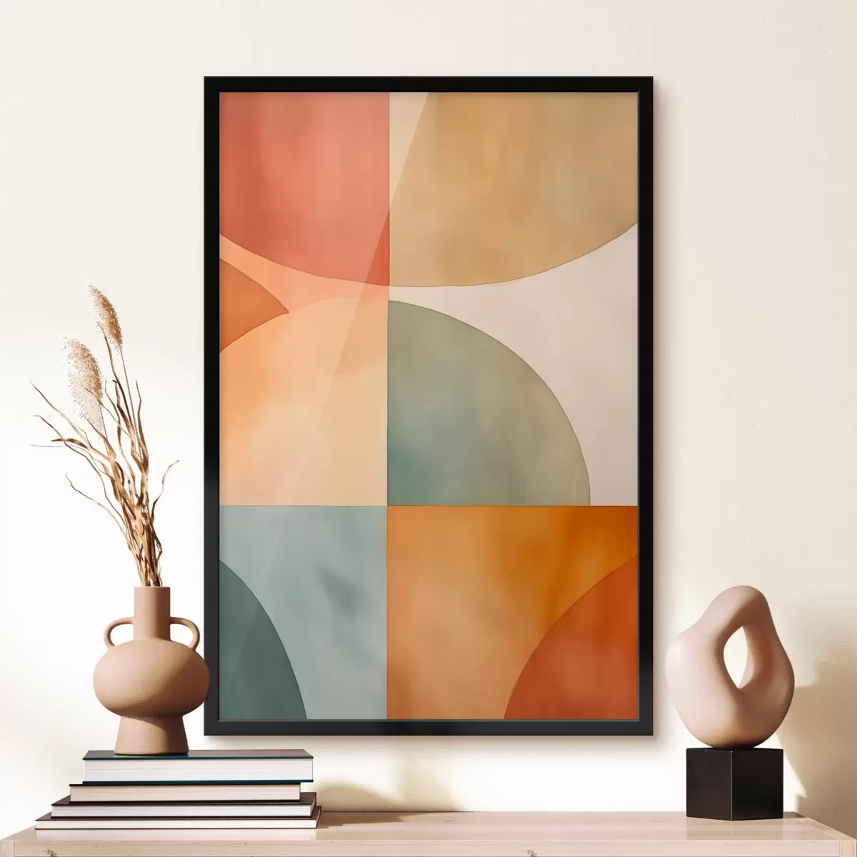 Affiche Cercles géométriques abstraits f45793